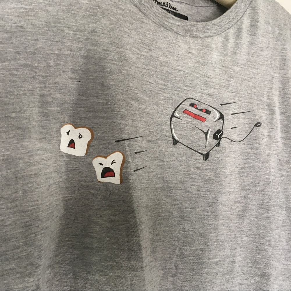 Threadless We’re Toast Tee Fits M/L